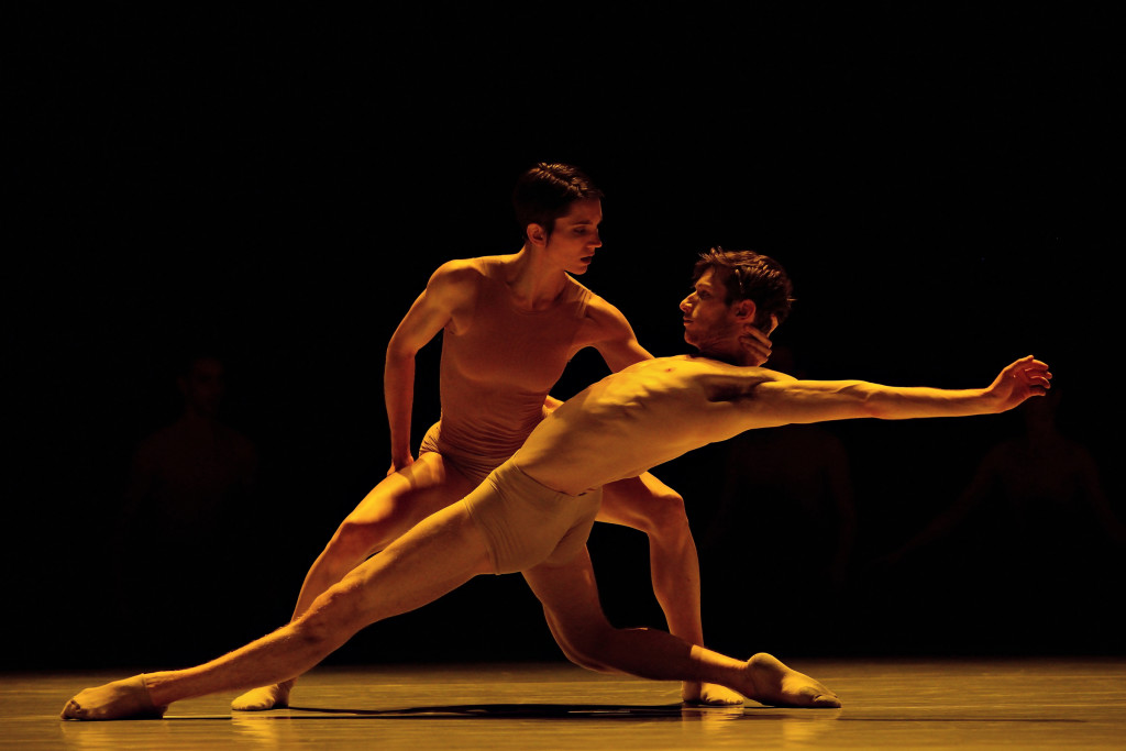 Ballet BC Dancers Rachel Meyer and Darren Devaney in Prelude _photo Michael Slobodian