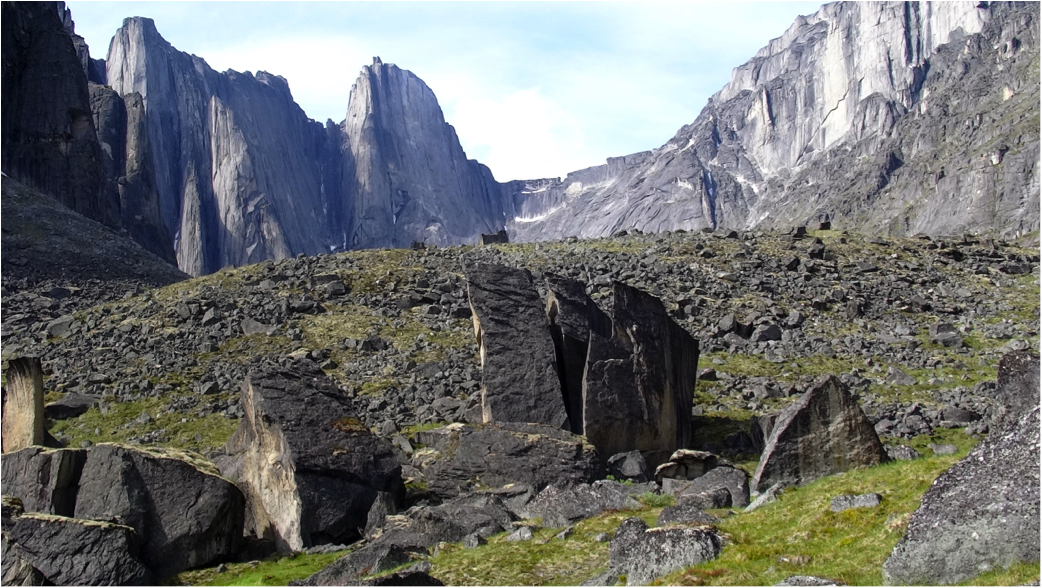 The "Cirque of the Unclimbables" located near the border of Canada's Northwest Territories and Yukon