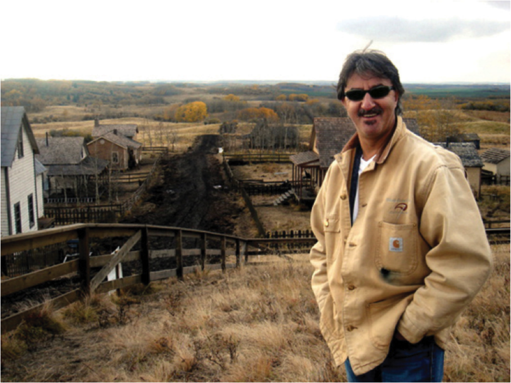 A town built (on land east of Calgary, Alberta) for "The Assassination of Jesse James"