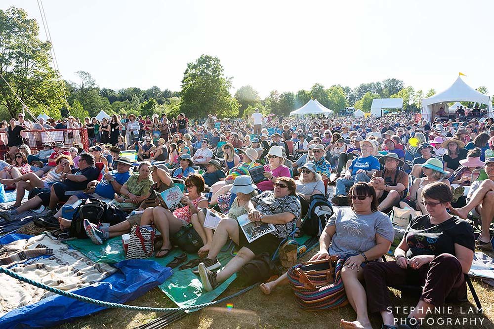 Darlingside, a quartet from Boston, is playing on the main stage in Jericho beach park during the Vancouver Folk Music Festival on Friday Jul 13, 2018, in Vancouver, , Canada - Photo © Stephanie Lamy