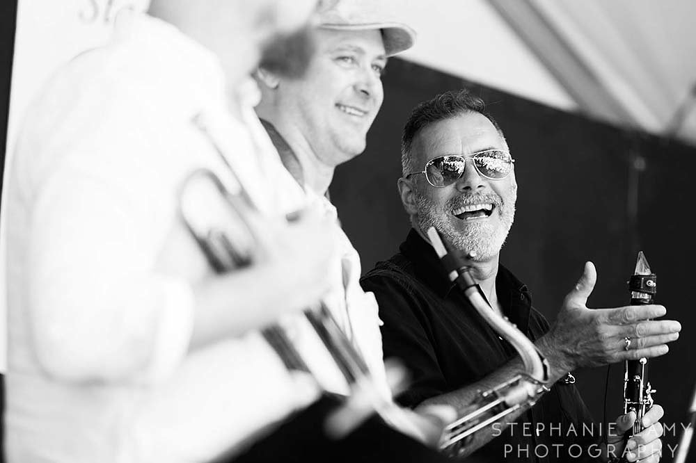 Gordon Grdina's Haram on stage 3 during Day 2 of the Vancouver Folk Music Festival at Jericho beach park on Saturday Jul 14, 2018, in Vancouver, BC, Canada - Photo © Stephanie Lamy