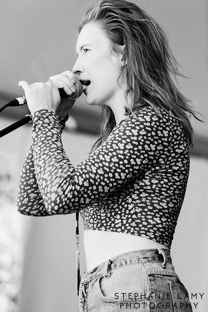 Toronto based singer Skye Wallace at the 41st Vancouver Music Folk Festival in Jericho beach park on Sunday Jul 15, 2018, in Vancouver, BC, Canada - Photo © Stephanie Lamy