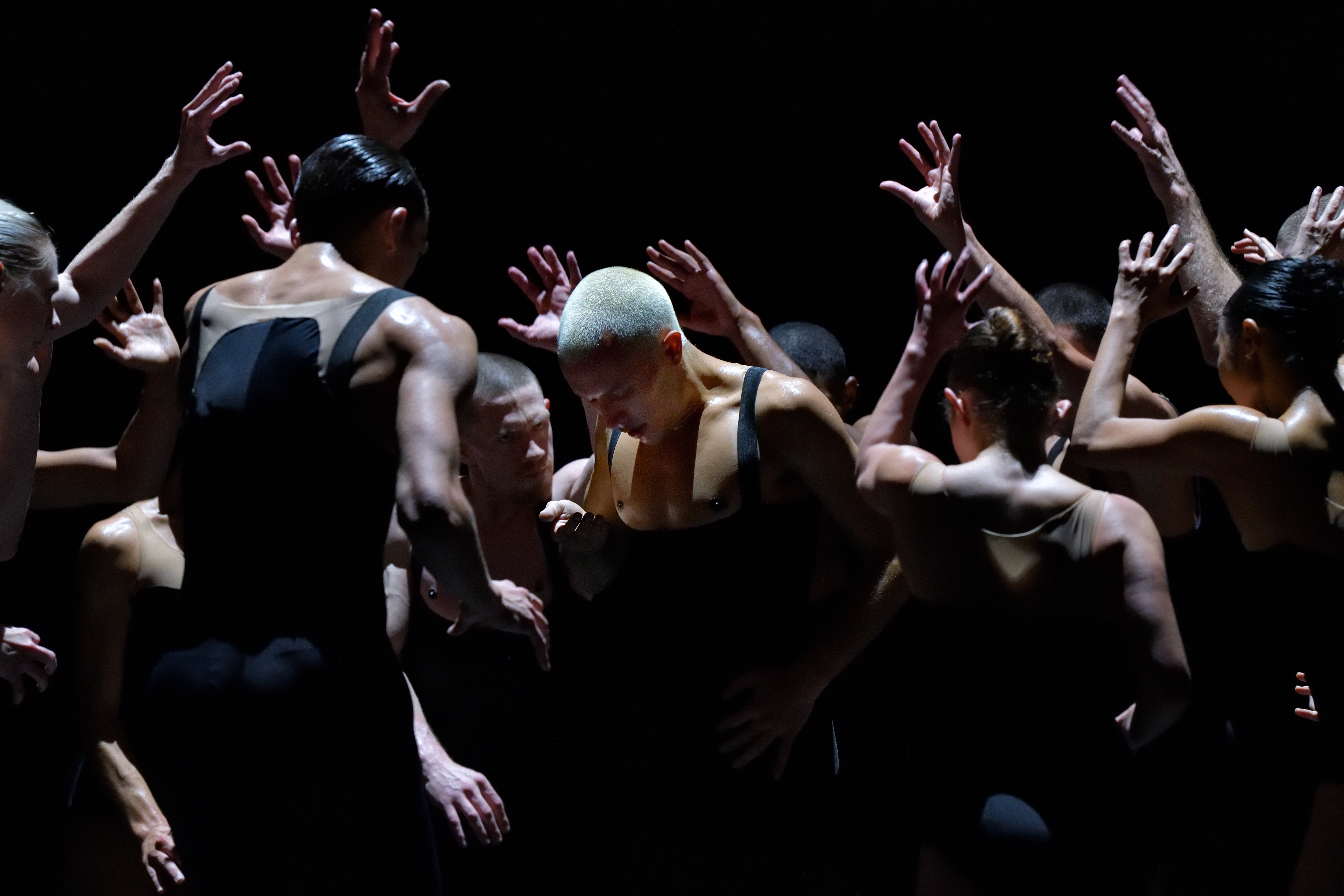 Artists of Ballet BC in Bedroom Folk. Photo by Michael Slobodian