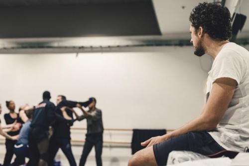 Choreographer Medhi Walerski and the Artists of Ballet BC. Photo by Four Eyes Portraits.